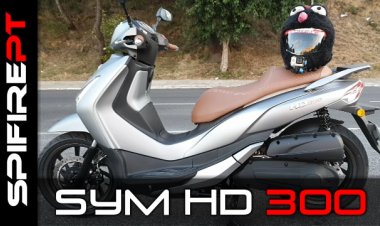 ★ novo modelo SYM HD300 ★ Review & TestRide ★ - PORTUGUES