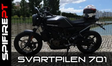 ★ Husqvarna Svartpilen 701 ★ Review & TestRide ★ - PORTUGUES