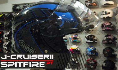 Detalhes do capacete Shoei J-Cruise II