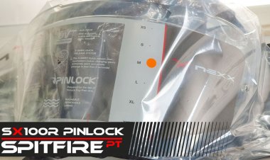 NEXX SX100R Iinstalação do Pinlock e viseira