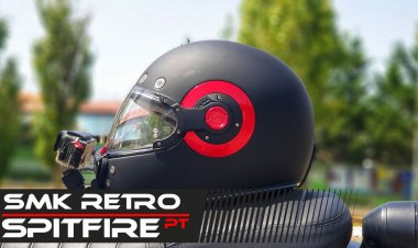 Capacete SMK Retro  | estilo vintage